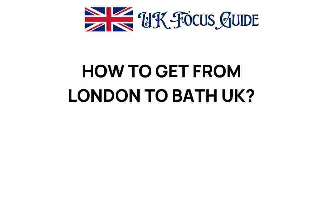 london-to-bath-travel-options