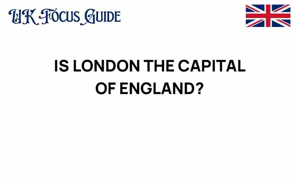 is-london-capital-of-england