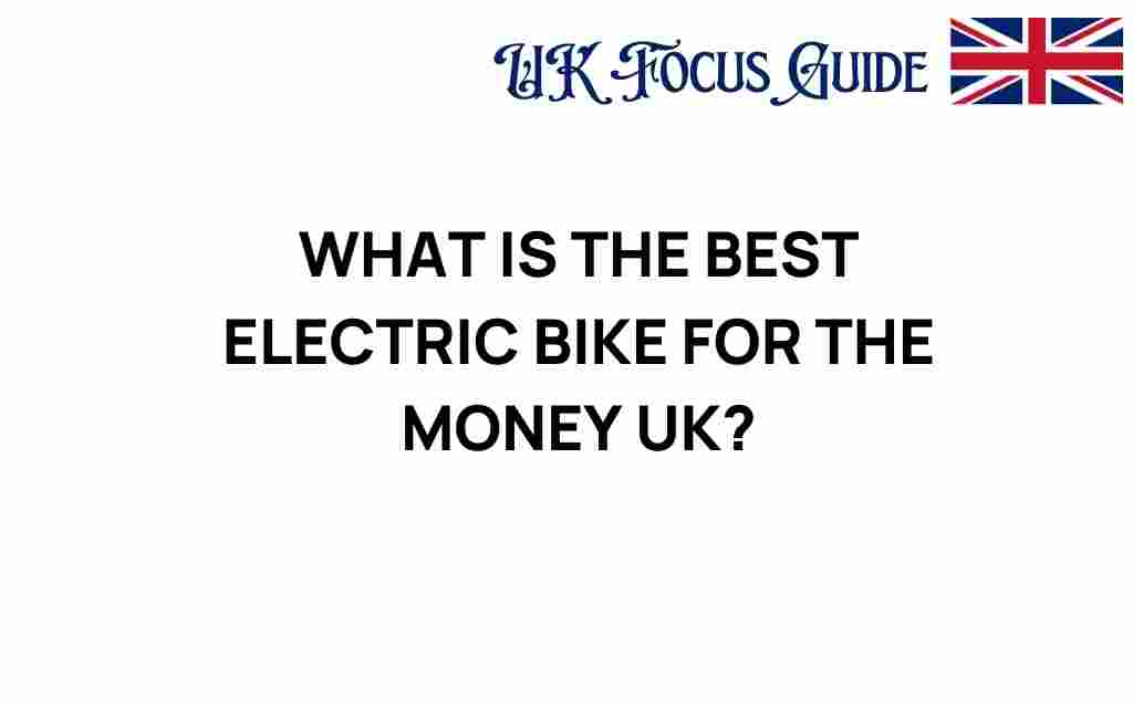 best-electric-bike-money-uk